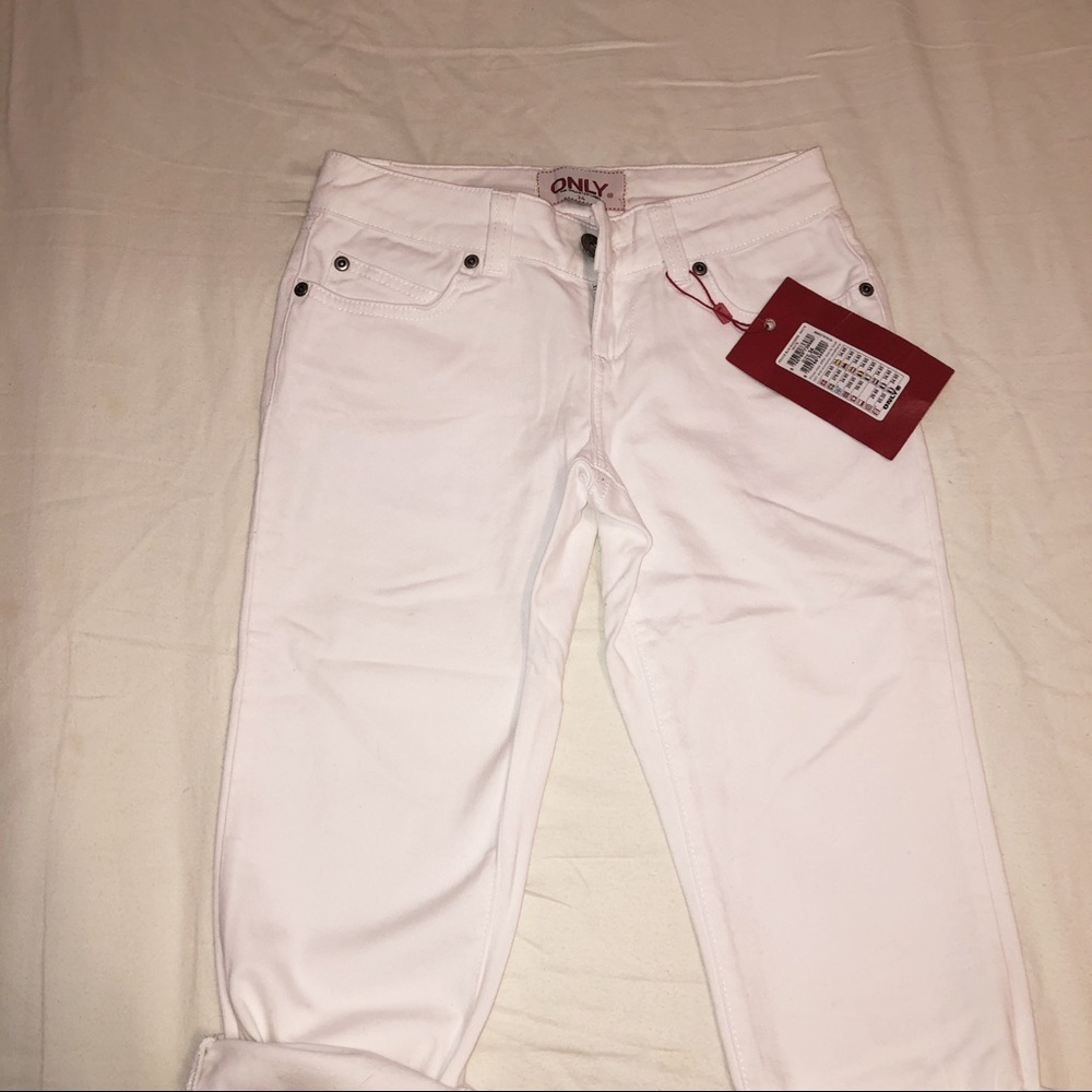 only 3/4 length jeans
